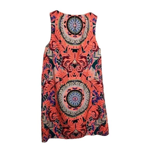 Mara Hoffman Shift Dress Geometric Print Neon Pink US Womens Size S - Picture 9 of 9